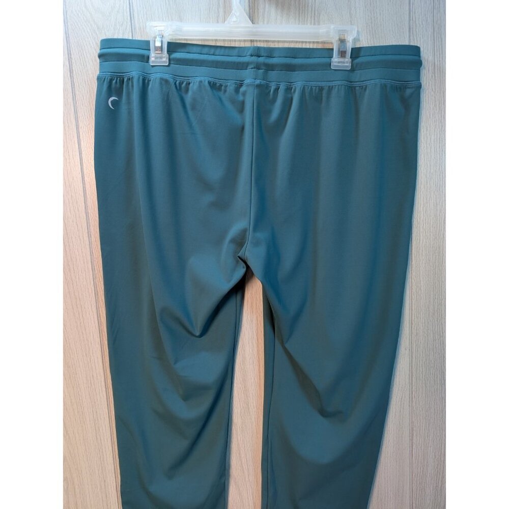 Zyia Active Peak Joggers Womens XXL Blue Ankle Zip Gold Zippers Drawstrings - Picture 5 of 10